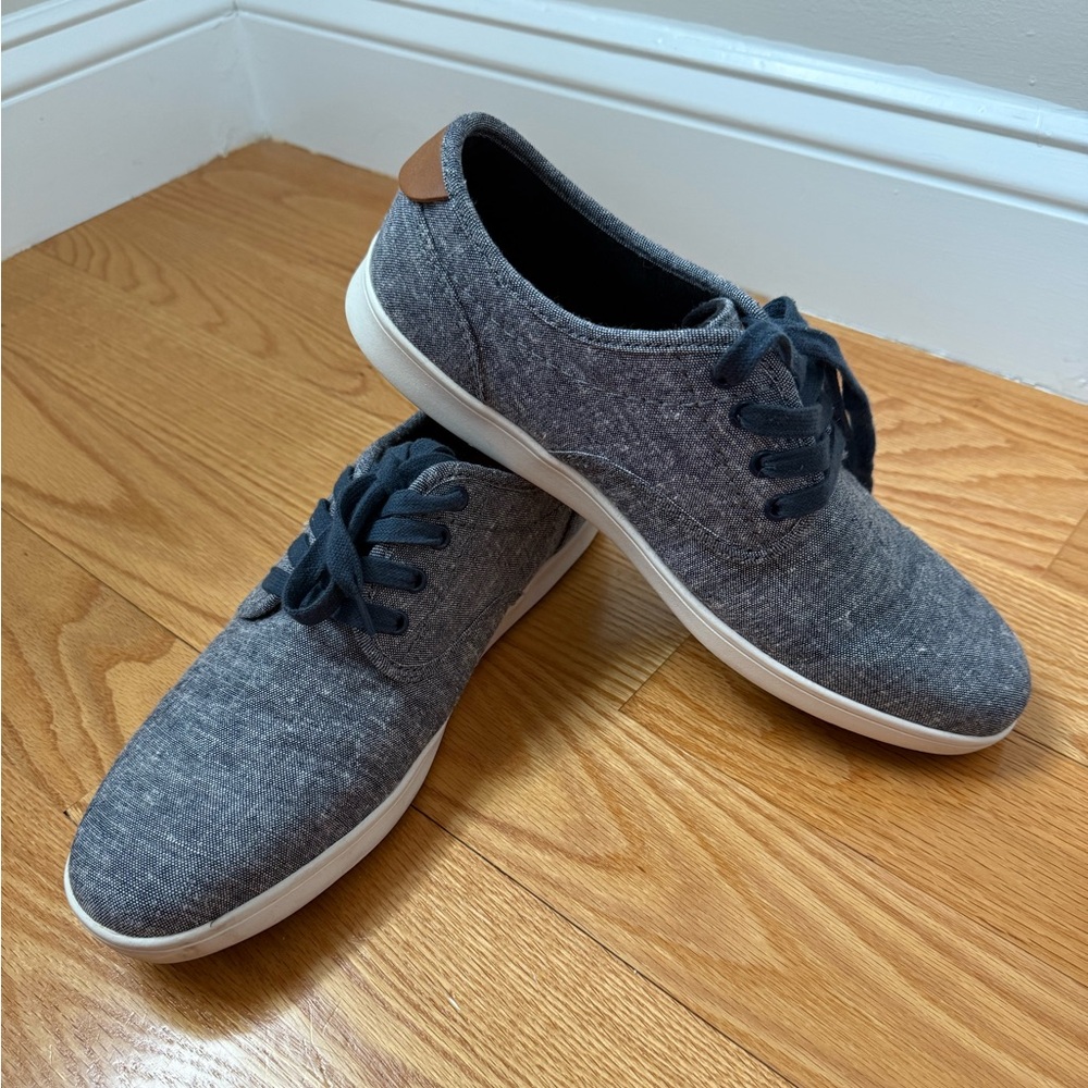 Steve Madden blue shoes with leather accents